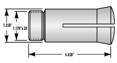 6L Collet 1/16 Round